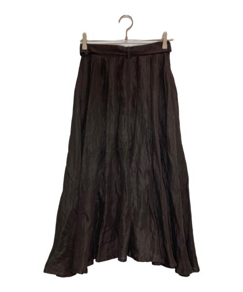 Y's（ワイズ）Y's (ワイズ) リネンレーヨンオールドスカート ブラウン サイズ:下記参照の古着・服飾アイテム