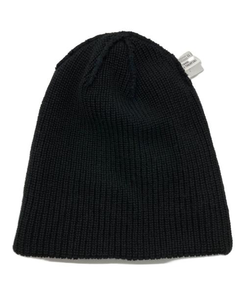 kijima takayuki（キジマタカユキ）KIJIMA TAKAYUKI (キジマタカユキ) KNIT DECK CAP ブラックの古着・服飾アイテム