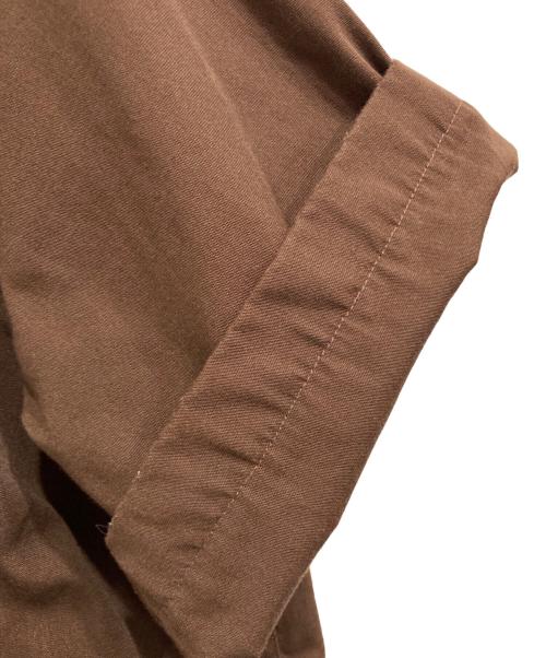 Engineered Garments（エンジニアドガーメンツ）Engineered Garments (エンジニアド ガーメンツ) S/S WORK SHIRT - PC Poplin ブラウン サイズ:Mの古着・服飾アイテム