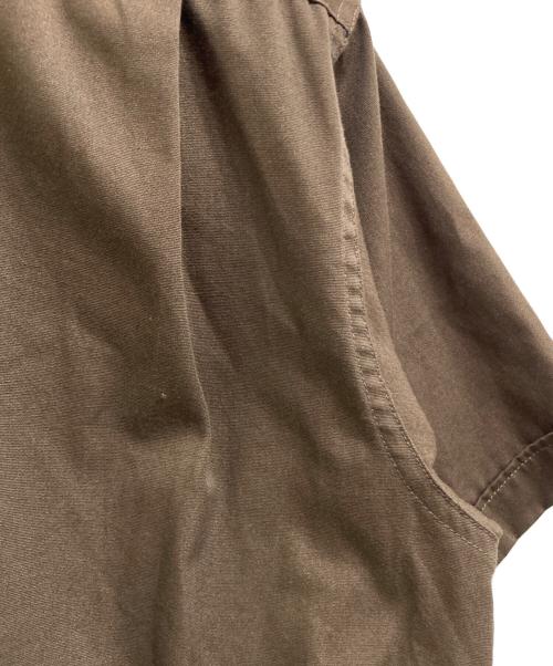 Engineered Garments（エンジニアドガーメンツ）Engineered Garments (エンジニアド ガーメンツ) S/S WORK SHIRT - PC Poplin ブラウン サイズ:Mの古着・服飾アイテム