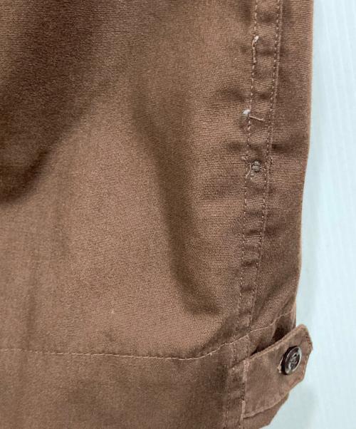 Engineered Garments（エンジニアドガーメンツ）Engineered Garments (エンジニアド ガーメンツ) S/S WORK SHIRT - PC Poplin ブラウン サイズ:Mの古着・服飾アイテム