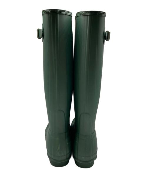 HUNTER（ハンター）HUNTER (ハンター) Tall Matte Rain Boots/1015333 グリーン サイズ:UK7の古着・服飾アイテム