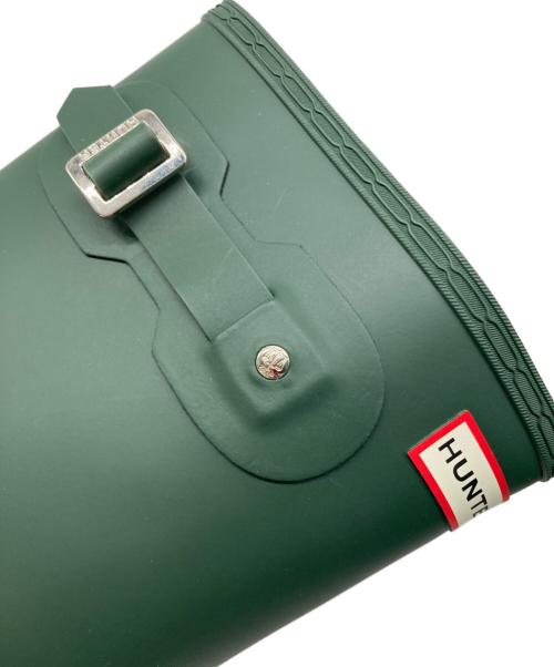 HUNTER（ハンター）HUNTER (ハンター) Tall Matte Rain Boots/1015333 グリーン サイズ:UK7の古着・服飾アイテム