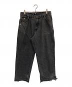 MAGENTAマゼンタ）の古着「デニムパンツ」｜グレー