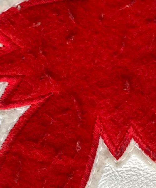 PHASE3（フェーズスリー）PHASE3 (フェーズスリー) フラッグデザインレザージャケット マルチカラー サイズ:SIZE Mの古着・服飾アイテム