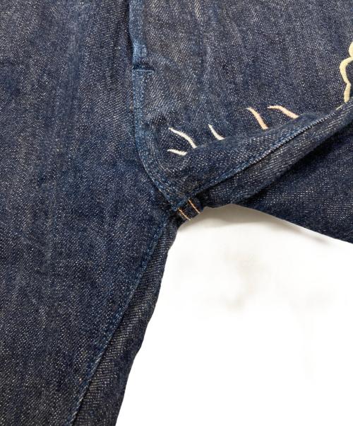 YAMANE（ヤマネ）YAMANE (ヤマネ) 1926刺繍デニムパンツ インディゴ サイズ:30の古着・服飾アイテム