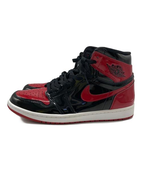NIKE（ナイキ）NIKE (ナイキ) Air Jordan 1 High OG Patent Bred レッド×ブラック サイズ:28cmの古着・服飾アイテム