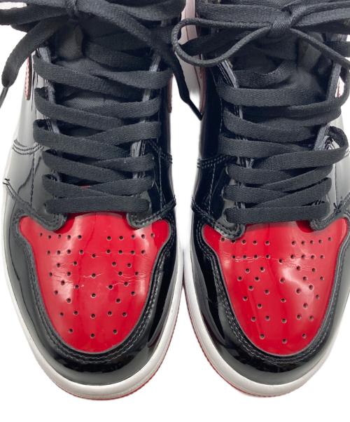 NIKE（ナイキ）NIKE (ナイキ) Air Jordan 1 High OG Patent Bred レッド×ブラック サイズ:28cmの古着・服飾アイテム