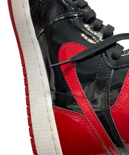 NIKE（ナイキ）NIKE (ナイキ) Air Jordan 1 High OG Patent Bred レッド×ブラック サイズ:28cmの古着・服飾アイテム