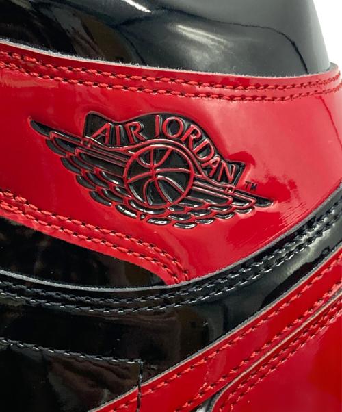 NIKE（ナイキ）NIKE (ナイキ) Air Jordan 1 High OG Patent Bred レッド×ブラック サイズ:28cmの古着・服飾アイテム