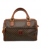 CELINEセリーヌ）の古着「マカダムミニボストンバッグ」｜ブラウン