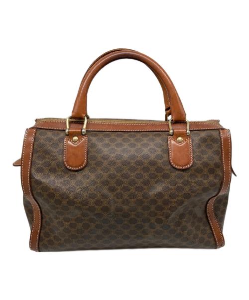 CELINE（セリーヌ）CELINE (セリーヌ) マカダムミニボストンバッグ ブラウンの古着・服飾アイテム