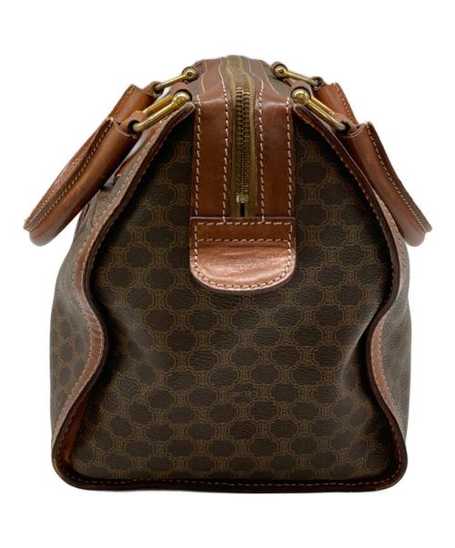 CELINE（セリーヌ）CELINE (セリーヌ) マカダムミニボストンバッグ ブラウンの古着・服飾アイテム