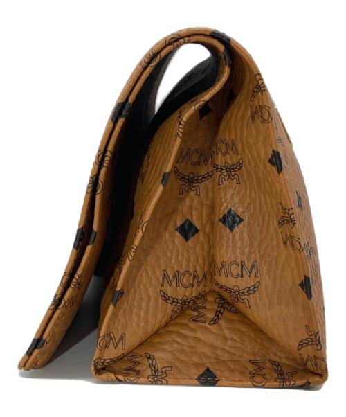 MCM（エムシーエム）MCM (エムシーエム) ヴィセトスクラッチバッグ ブラウンの古着・服飾アイテム