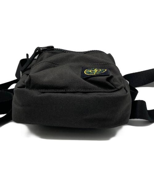 STONE ISLAND（ストーンアイランド）STONE ISLAND (ストーンアイランド) コーデュラナイロンコンパスロゴクロスボディバッグ グレーの古着・服飾アイテム
