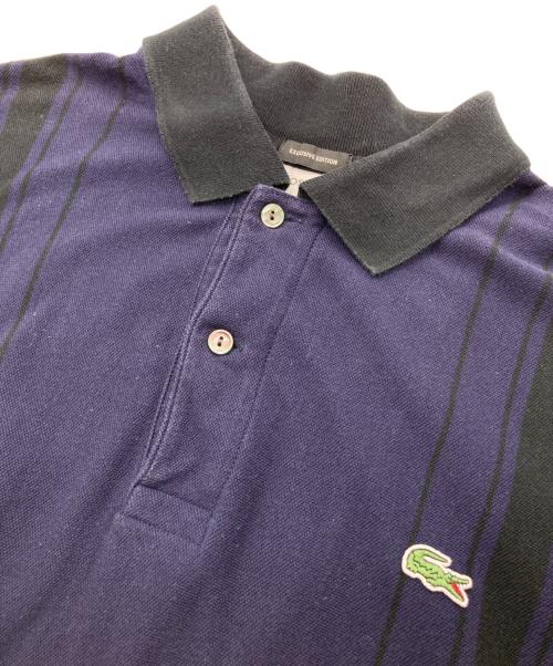 LACOSTE（ラコステ）LACOSTE (ラコステ) BEAUTY&YOUTH (ビューティーアンドユース) 別注鹿の子ポロシャツ ネイビー サイズ:Lの古着・服飾アイテム