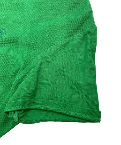 BURBERRY BLACK LABEL（バーバリーブラックレーベル）BURBERRY BLACK LABEL (バーバリーブラックレーベル) ポロシャツ グリーン サイズ:3の古着・服飾アイテム