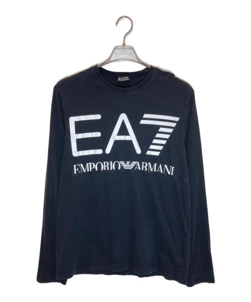 EA7（イーエーセブン）EA7 (イーエーセブン) ロングスリーブカットソー ブラック サイズ:Ⅿの古着・服飾アイテム