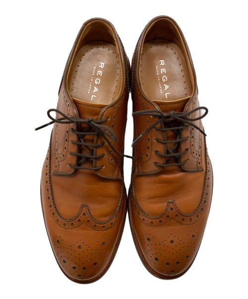 REGAL（リーガル）REGAL (リーガル) ウィングチップシューズ ブラウン サイズ:26の古着・服飾アイテム