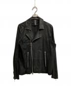 MIHARA YASUHIROミハラヤスヒロ）の古着「ダブルライダースジャケット」｜ブラック