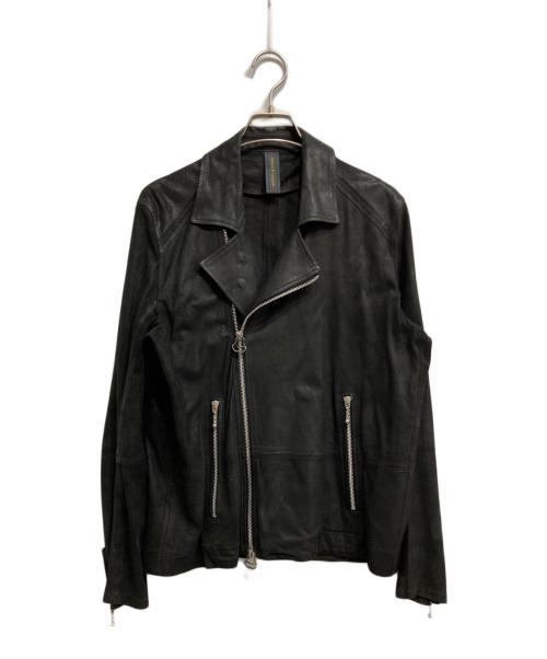 MIHARA YASUHIRO（ミハラヤスヒロ）MIHARA YASUHIRO (ミハラヤスヒロ) ダブルライダースジャケット ブラック サイズ:44の古着・服飾アイテム