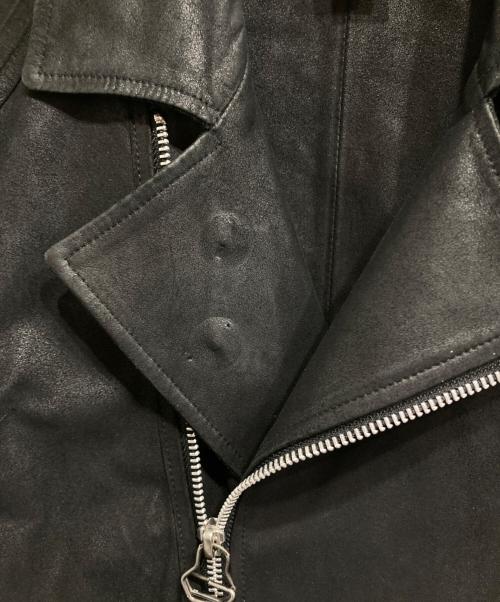 MIHARA YASUHIRO（ミハラヤスヒロ）MIHARA YASUHIRO (ミハラヤスヒロ) ダブルライダースジャケット ブラック サイズ:44の古着・服飾アイテム