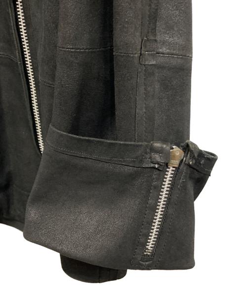 MIHARA YASUHIRO（ミハラヤスヒロ）MIHARA YASUHIRO (ミハラヤスヒロ) ダブルライダースジャケット ブラック サイズ:44の古着・服飾アイテム