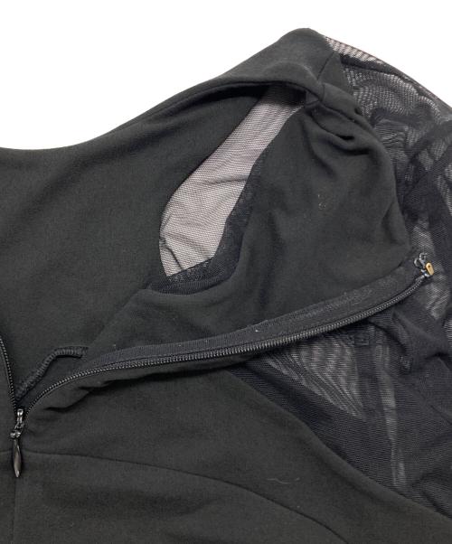 GIVENCHY（ジバンシィ）GIVENCHY (ジバンシィ) Black Stretch Viscose Bodysuit ブラック サイズ:Mの古着・服飾アイテム