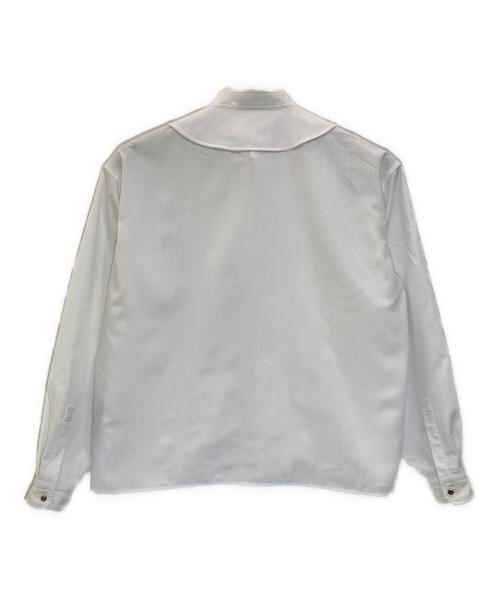 THE RERACS（ザ リラクス）THE RERACS (ザ リラクス) バンドカラータキシードブラウス ホワイト サイズ:38の古着・服飾アイテム