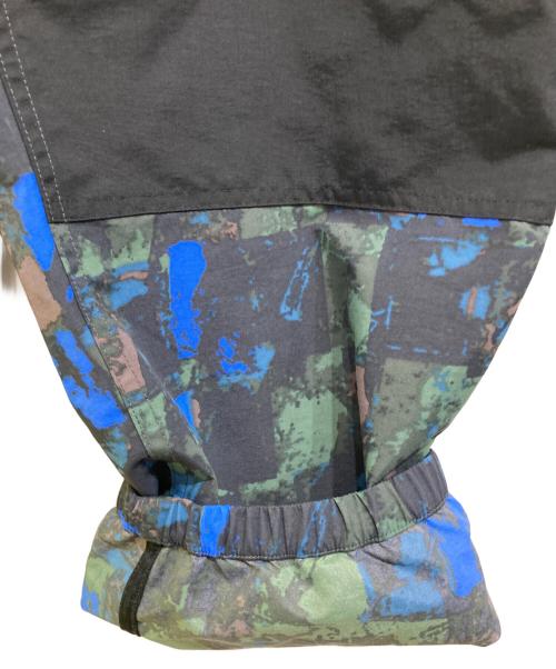 NIKE ACG（ナイキエーシージー）NIKE ACG (ナイキエージーシー) TRAIL PANT AOP ブラック×グリーン サイズ:Lの古着・服飾アイテム