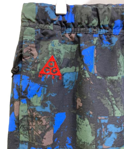 NIKE ACG（ナイキエーシージー）NIKE ACG (ナイキエージーシー) TRAIL PANT AOP ブラック×グリーン サイズ:Lの古着・服飾アイテム