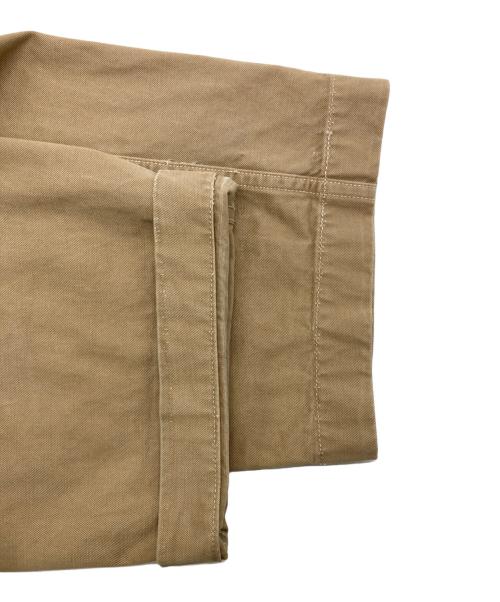 COMOLI（コモリ）COMOLI (コモリ) ベルテッド チノパンツ ベージュ サイズ:1の古着・服飾アイテム