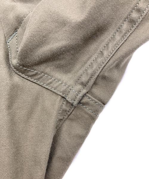 CIOTA（シオタ）CIOTA (シオタ) スビンコットンバックサテンベイカーパンツ オリーブ サイズ:5の古着・服飾アイテム