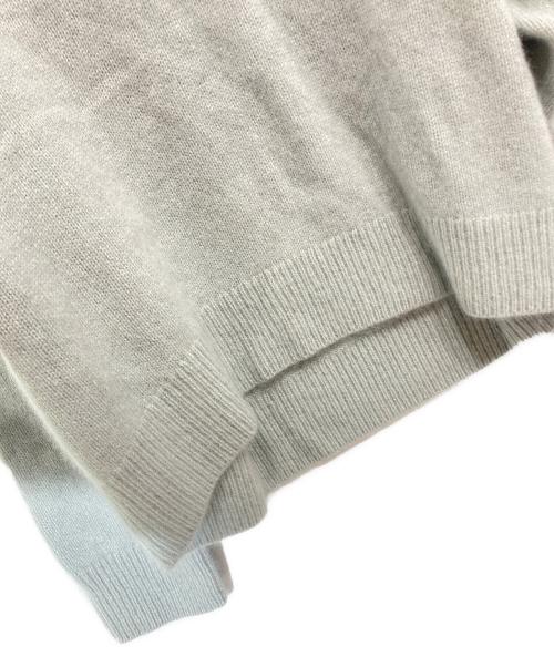 Noble（ノーブル）Noble (ノーブル) YAK/ヤク ワイドVネックニット ブルー サイズ:FREEの古着・服飾アイテム