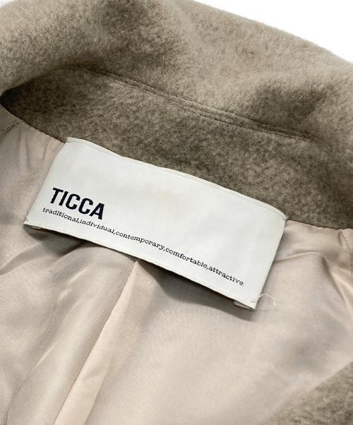 ticca（ティッカ）ticca (ティッカ) ショートPコート ベージュ サイズ:SIZE Freeの古着・服飾アイテム