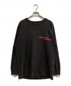 WACKO MARIAワコマリア）の古着「BOB MARLEY CREW NECK LONG SLEEVE T-SHIRT」｜ブラック