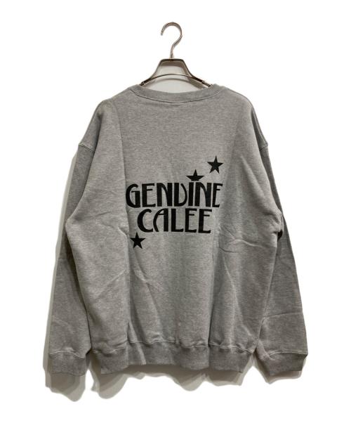 CALEE（キャリー）CALEE (キャリー) PEANUTS L/S SWEAT グレー サイズ:XLの古着・服飾アイテム