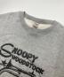 中古・古着 CALEE (キャリー) PEANUTS L/S SWEAT グレー サイズ:XL：5000円
