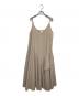 DEAR DANSKIN（ディア ダンスキン）の古着「DRAPED ONE PIECE」｜ベージュ