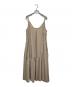 DEAR DANSKIN (ディア ダンスキン) DRAPED ONE PIECE ベージュ サイズ:L：4000円
