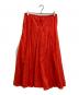 house of lotus (ハウスオブロータス) ボイルサークルシシュウパネルフレアスカート レッド サイズ:M：6000円