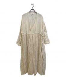 Snow Peak YAMAI（スノーピーク ヤマイ）の古着「カシュクールワンピース」｜ベージュ