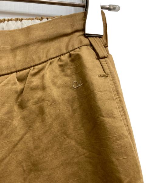 45R（フォーティファイブ・アール）45R (フォーティファイブ・アール) コットンリネンワイドパンツ ブラウン サイズ:2の古着・服飾アイテム