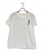 45Rフォーティファイブ・アール）の古着「海ものがたりの刺繍45星Tシャツ」｜ホワイト