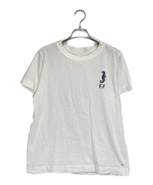 45R（フォーティファイブ・アール）45R (フォーティファイブ・アール) 海ものがたりの刺繍45星Tシャツ ホワイト サイズ:-の古着・服飾アイテム