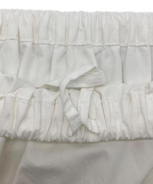 journal standard luxe（ジャーナルスタンダード ラックス）journal standard luxe (ジャーナルスタンダード ラックス) タイプライター キリカエギャザースカート ホワイト サイズ:-の古着・服飾アイテム