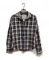Frank&Eileen（フランクアンドアイリーン）の古着「チェックスキッパーシャツ」｜ネイビー