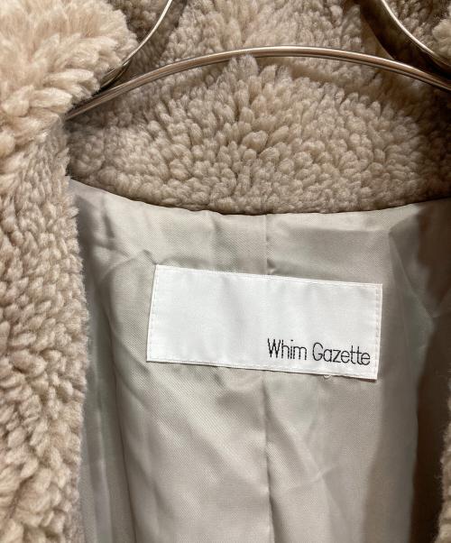 Whim Gazette（ウィムガゼット）Whim Gazette (ウィムガゼット) ミドルボアコート ベージュ サイズ:Fの古着・服飾アイテム