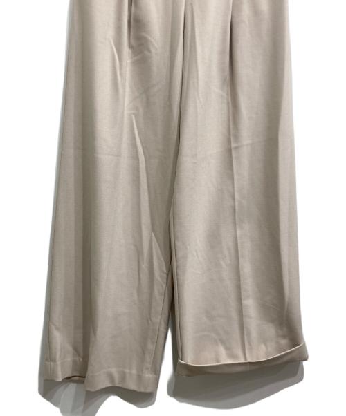 Noble（ノーブル）Noble (ノーブル) TRツイル裏起毛スラックスパンツ ベージュ サイズ:40の古着・服飾アイテム