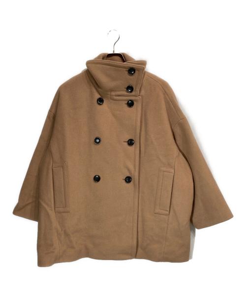 Noble（ノーブル）Noble (ノーブル) スタンドカラーオーバーコート ベージュ サイズ:下記参照の古着・服飾アイテム